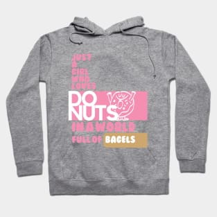 Just a girl who loves donuts (2) Hoodie